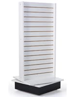 Slatwall Tower for Store Merchandising I-Shaped Slatwall Tower