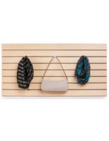 Maple Slatwall Panel Great for Store Merchandising Maple Slatwall Panel with Unfinished Grooves