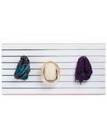 Slatwall Display Panel Great for Boutiques and Retail Shops White Slatwall Display Panel