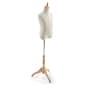 Unisex Child Dress Form w/ Wooden Stand, Adjustable Height – Linen