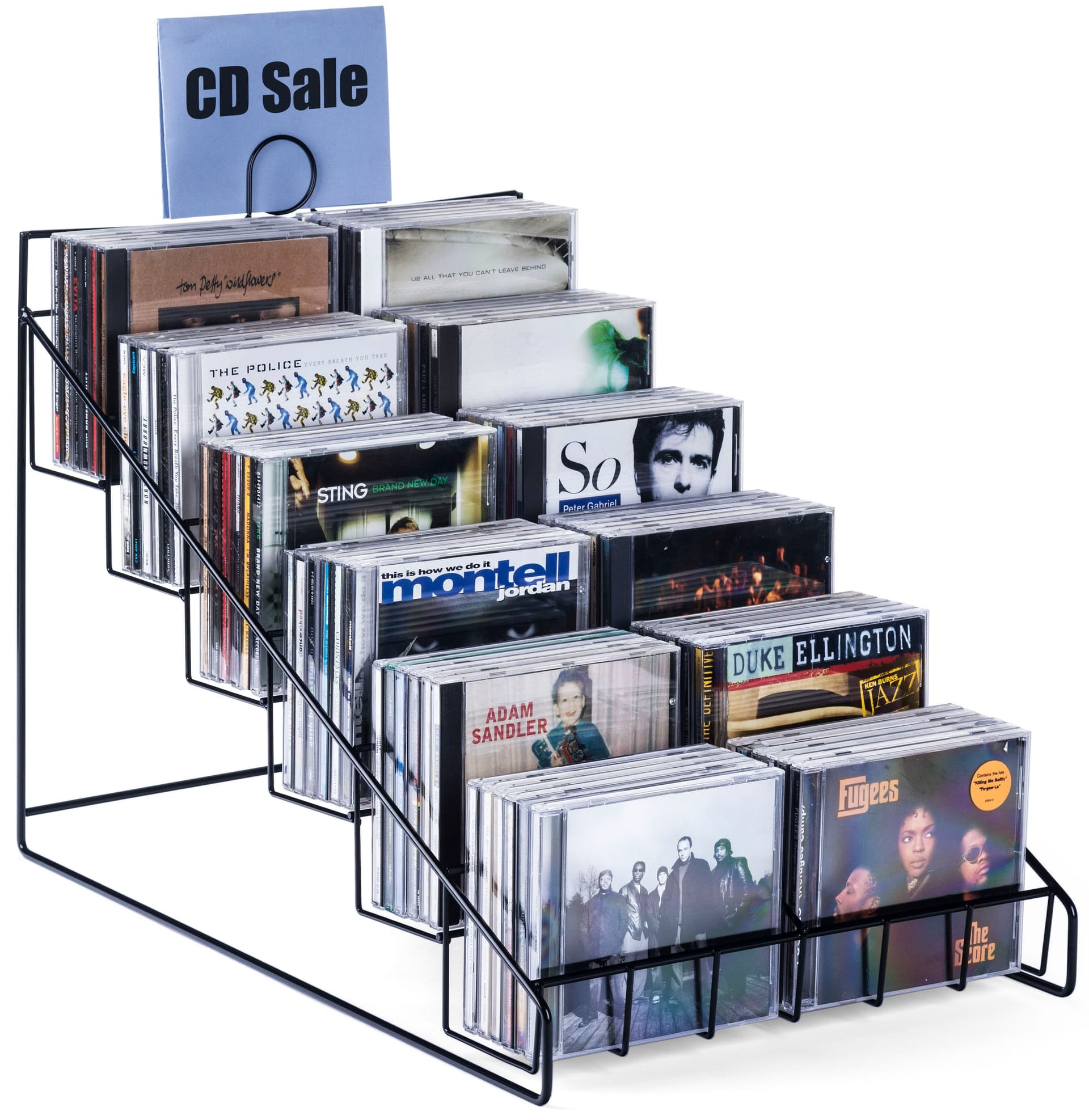 Dvd Collection Display Countertop DVD Display | 6 Tiers & 12 Pockets | Displays2Go