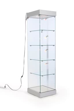 Unassembled Display Unit These Tower Displays are One of the Many Showcase Options Offered Here ...