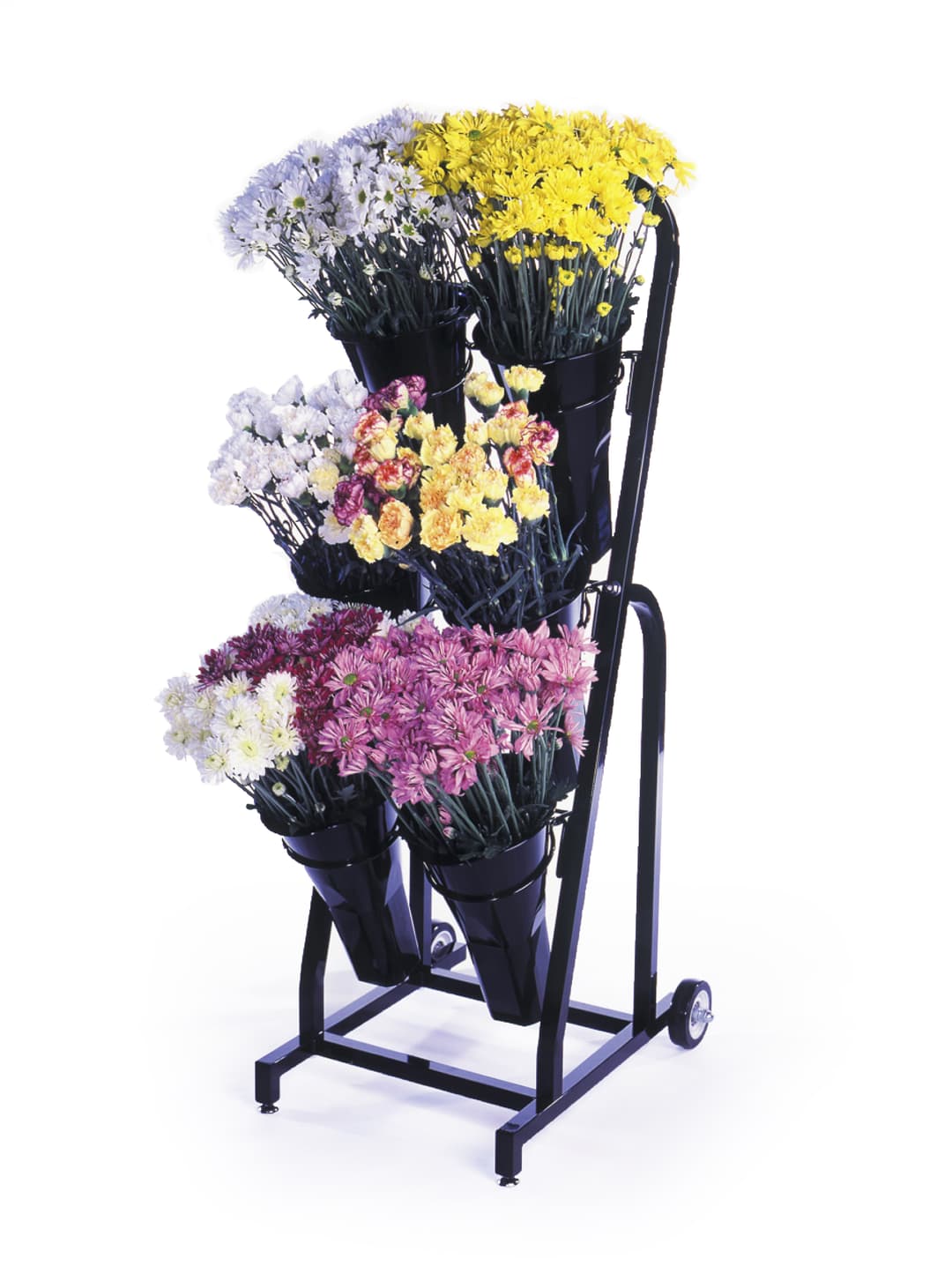 Flower Display Rack Used Floral Display Rack | Wheels & Sign Holder Included | Displays2Go