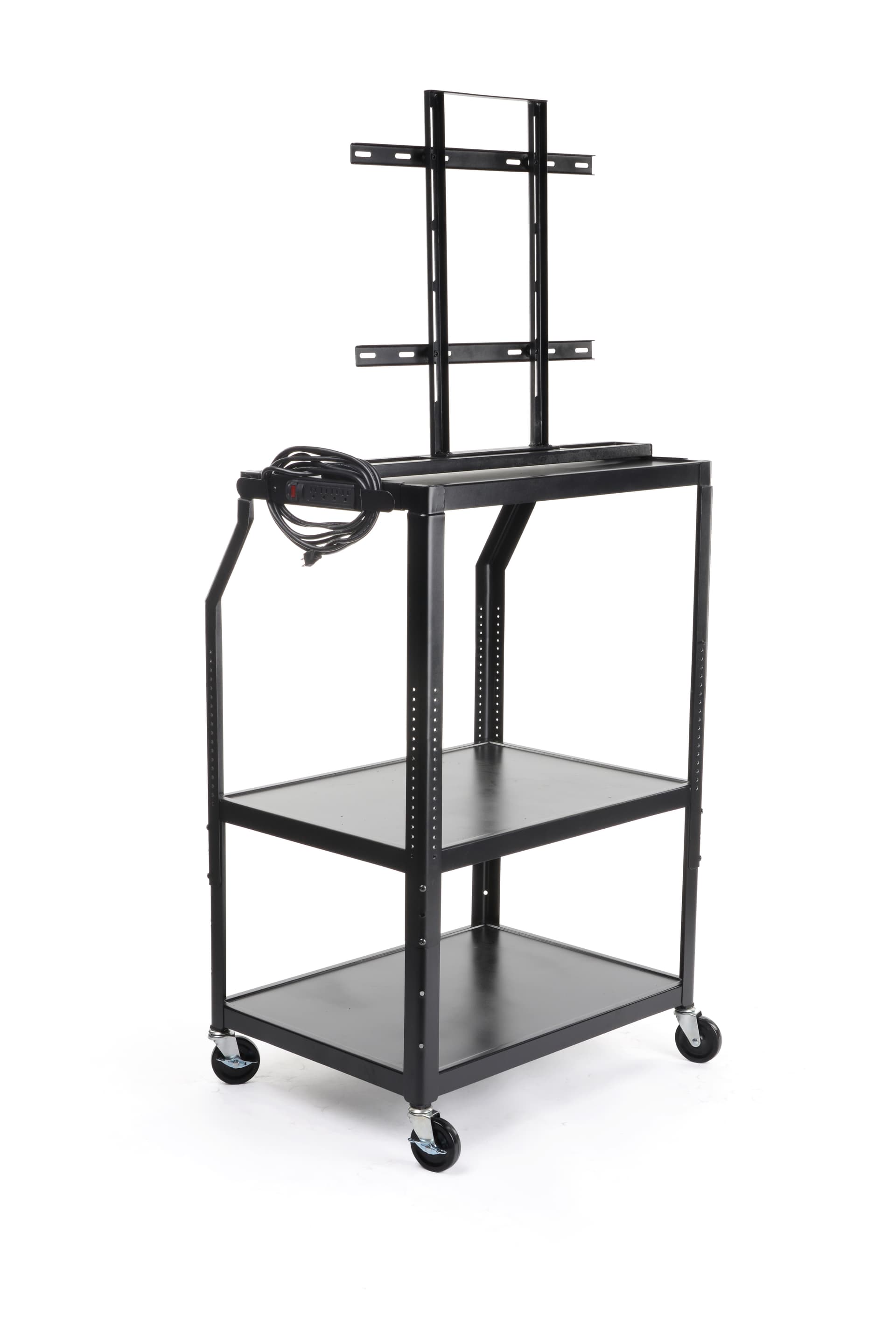 Visual Cart Audio Visual Cart w/ Built-In Plasma Mount & Height Adjustable Design ...