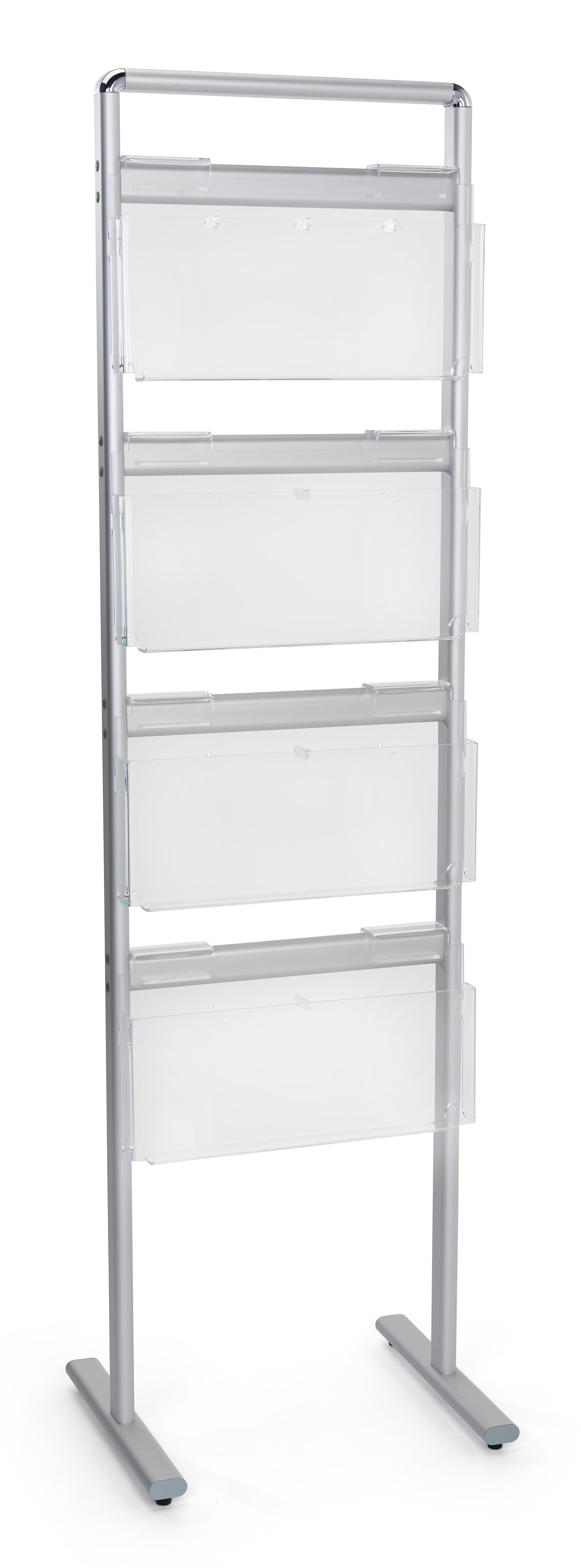 Brochure and Magazine Display Rack | Acrylic Pocket Dividers | Displays2Go