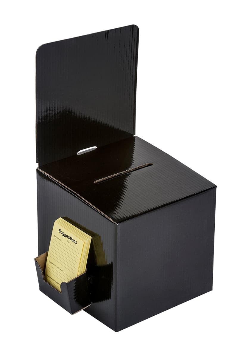 Small Header Box Lead Box with Side Pocket | Fold Flat Corrugated Design Header ...