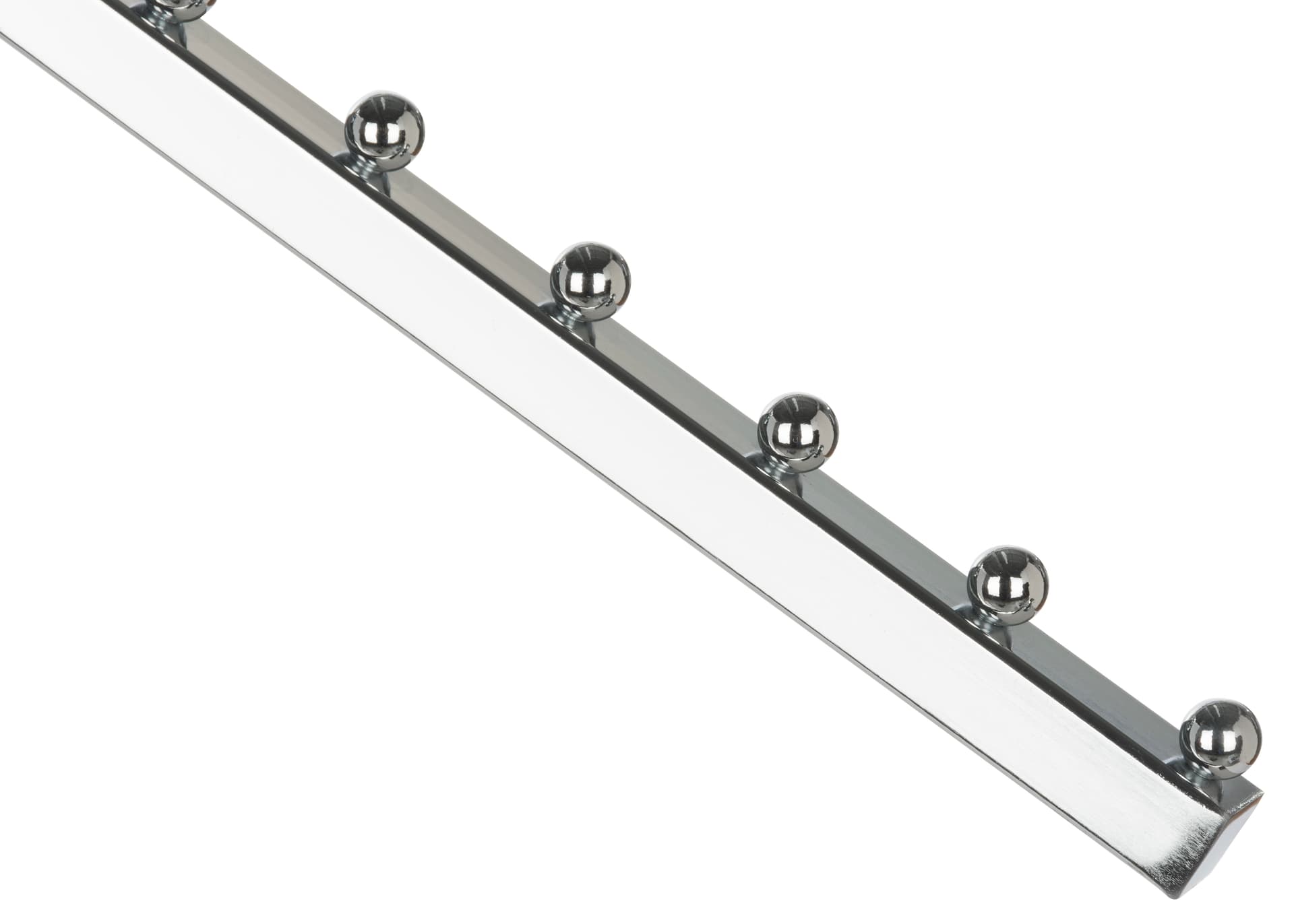 Chrome Waterfall Clothing Rack | Height Adjustable Arms | Displays2Go