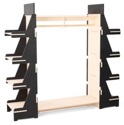Clothing Rack with Shelves | Sustainable and Contemporary Design ...