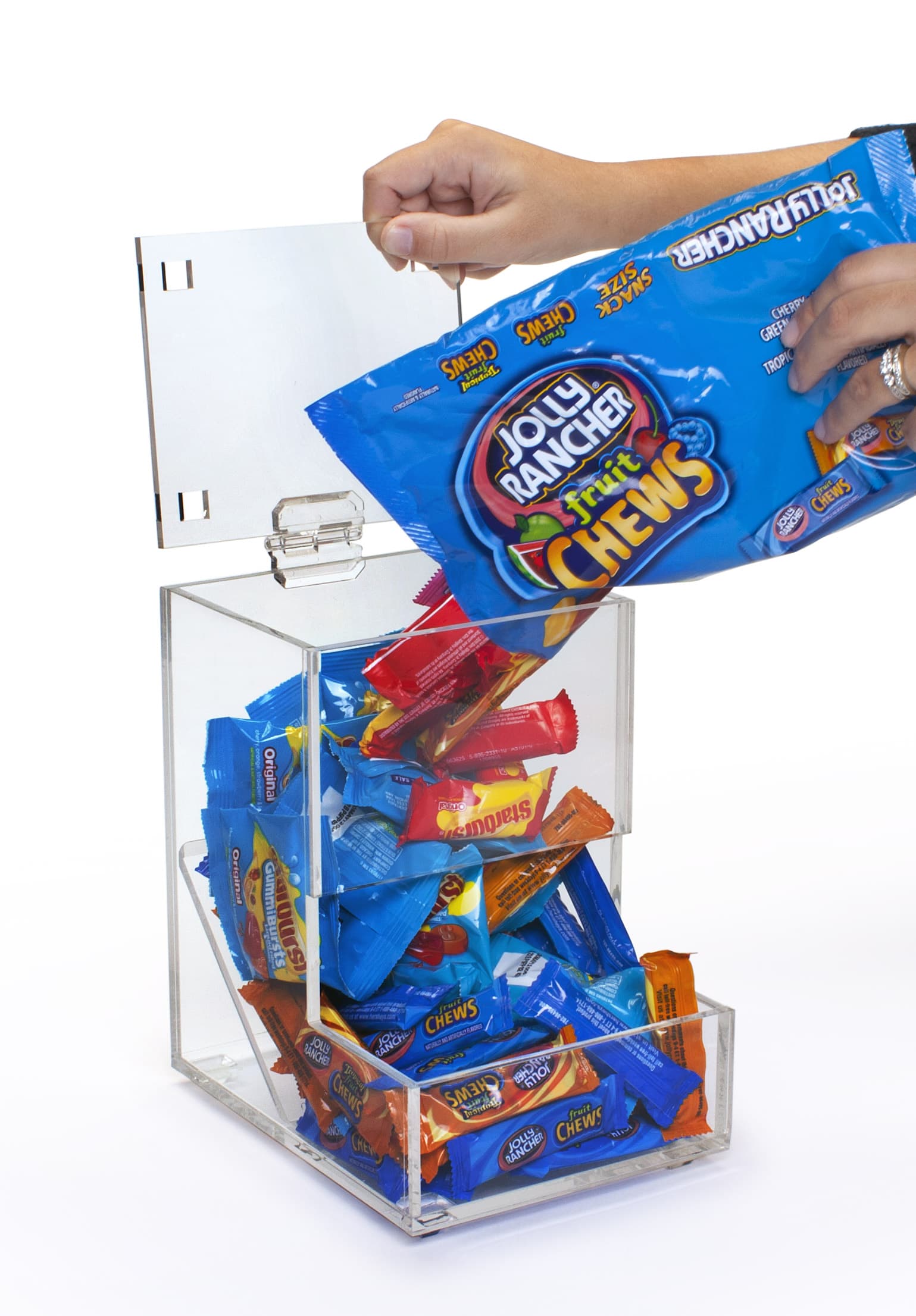 Candy Switch Container Plastic Counter Compartment - For K-Cups, Candy & POS Merchandise ...
