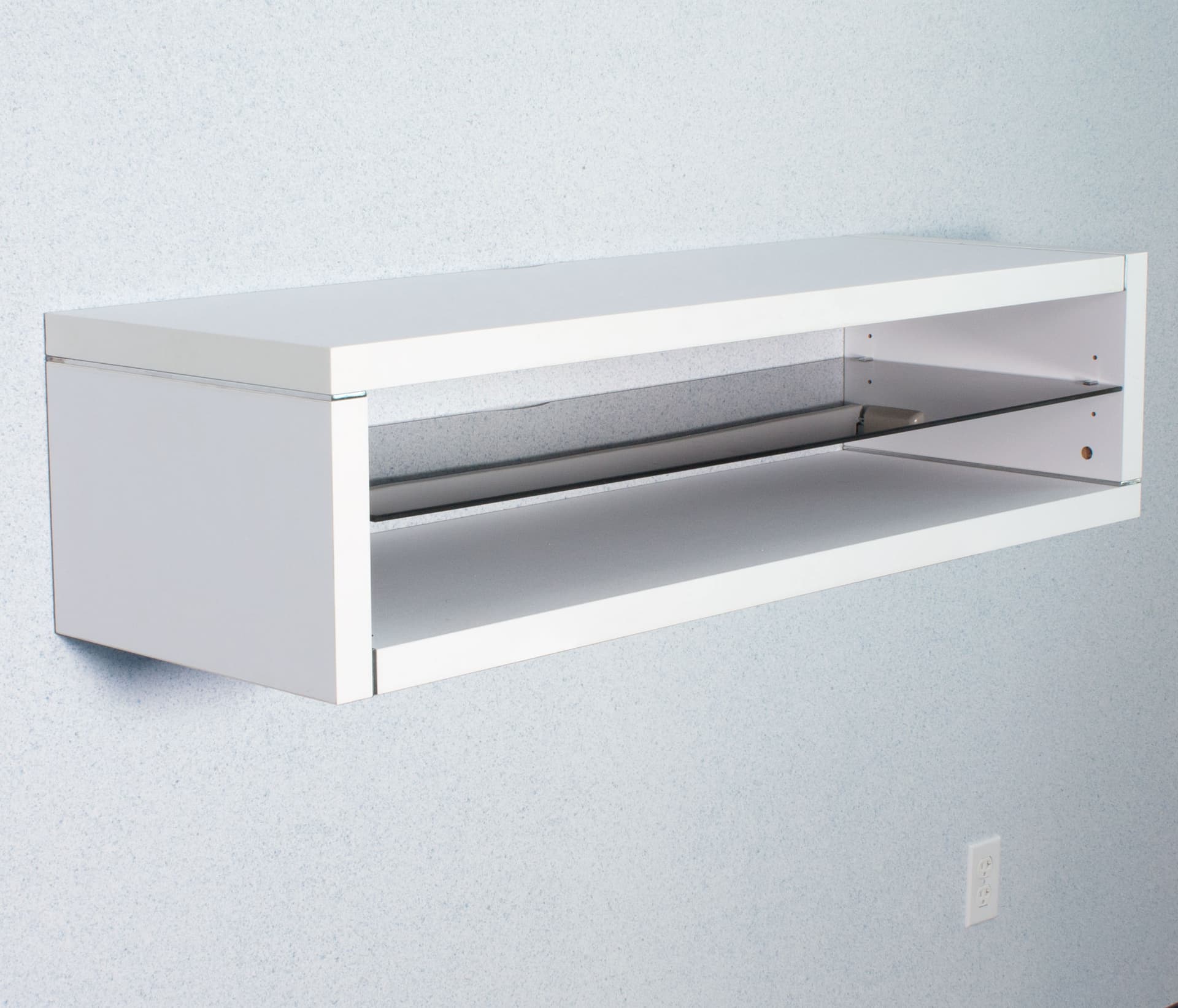 The Wall Mount Component Shelves are Large Displays to Hold Many Items ...