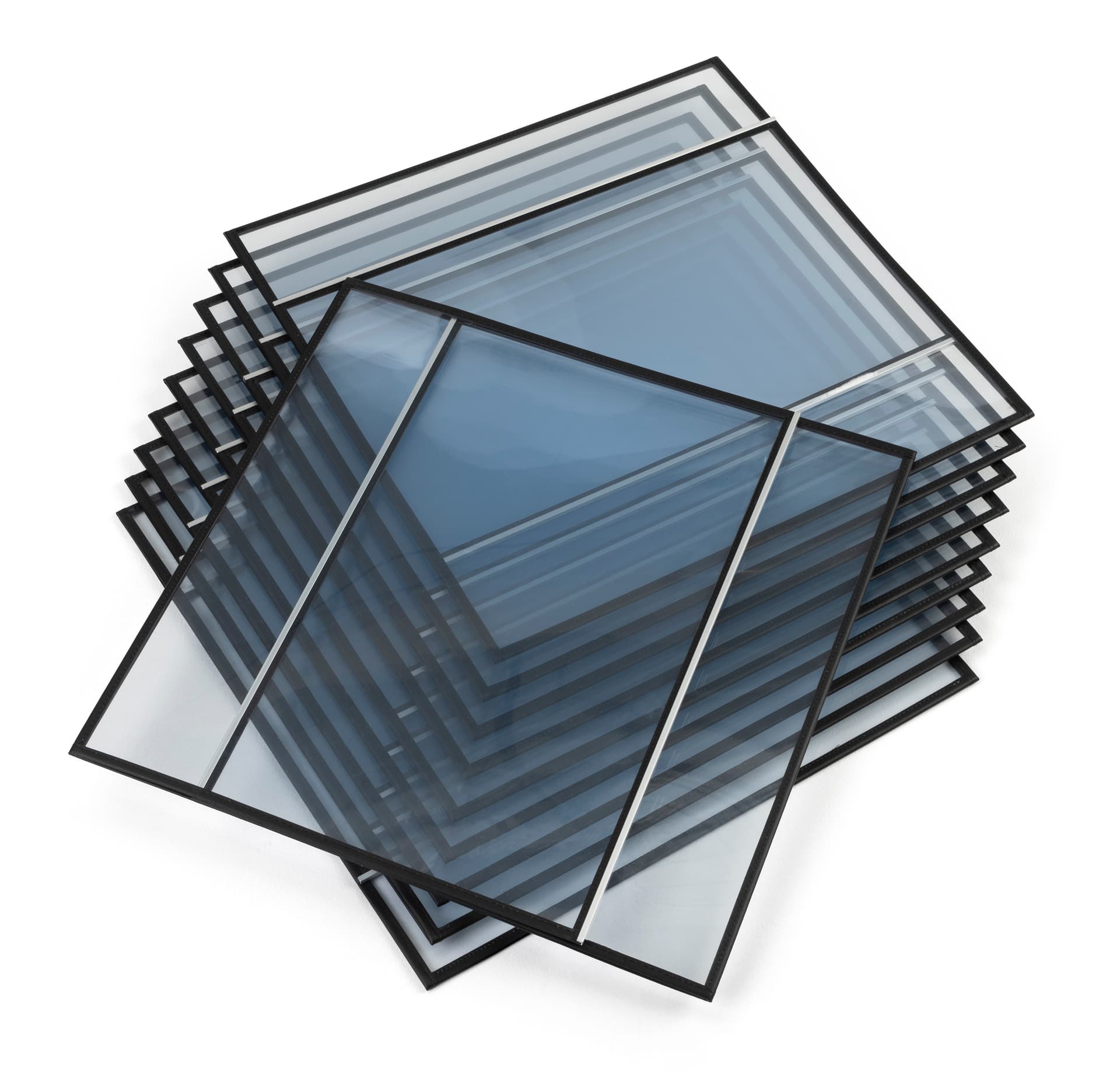 Computer Splash Guard PVC Desktop Splash Shield | Set of 10 Folding Barriers | Displays2Go