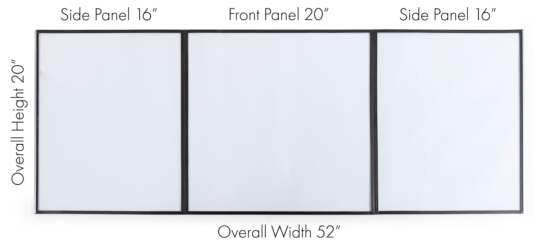 Computer Splash Guard PVC Desktop Splash Shield | Set of 10 Folding Barriers | Displays2Go