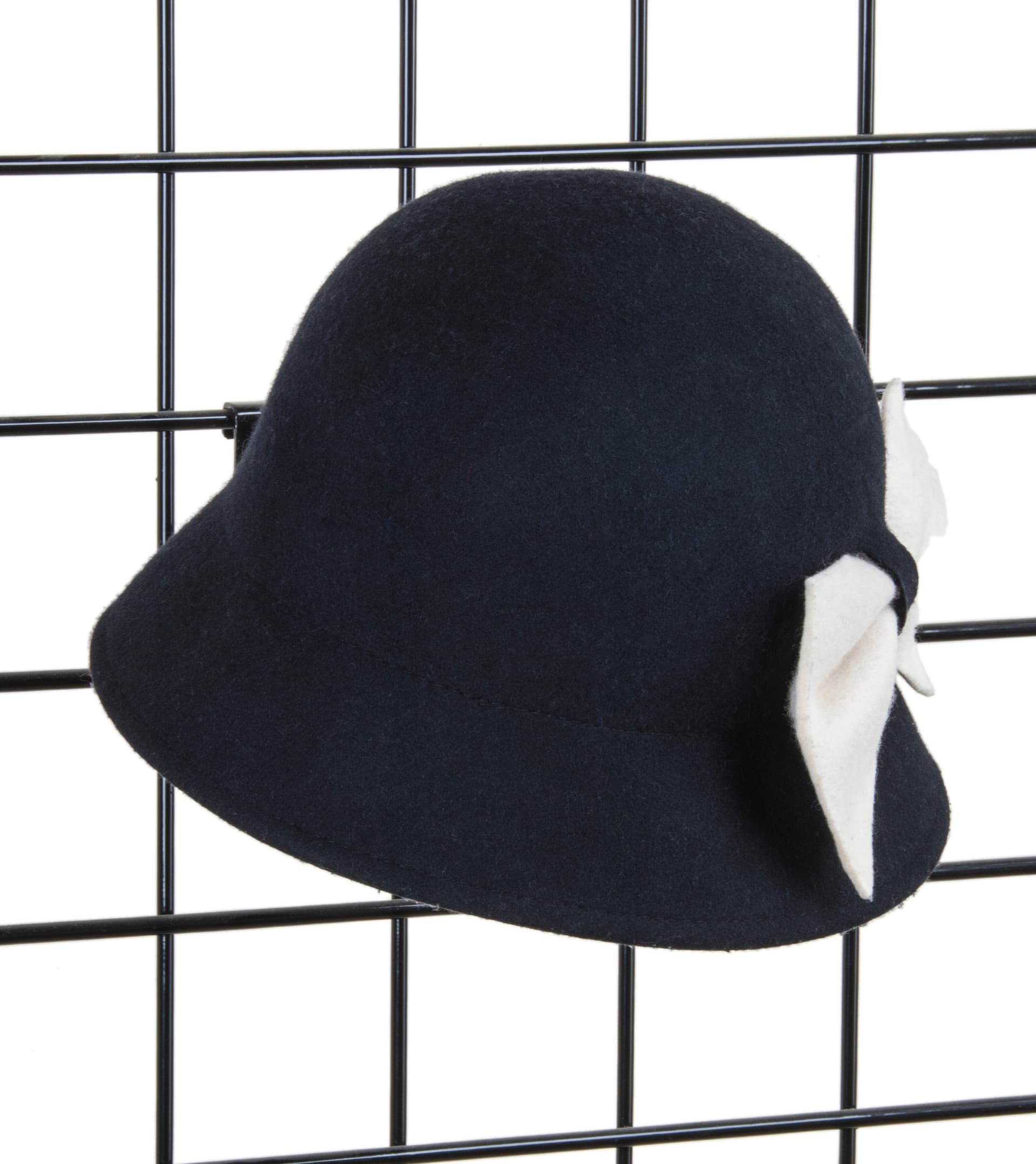 Grid Hat Racks Black Gridwall Hat Rack | Single Cap Display | Displays2Go