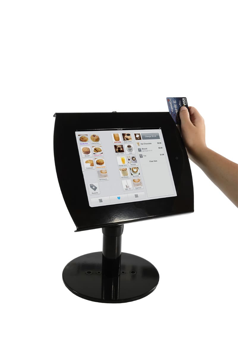 Button Display Stand iPad Display Stand | Covered Home Button for Commercial Use | Displays2Go