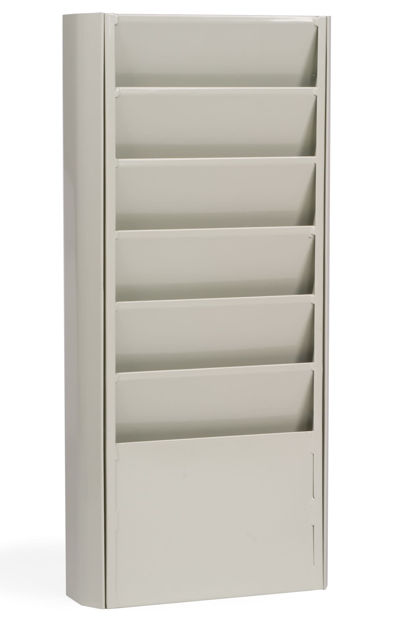 Magazine Rack Closed Magazine Rack | 6-Tiered Literature Holder for Magazines | Displays2Go