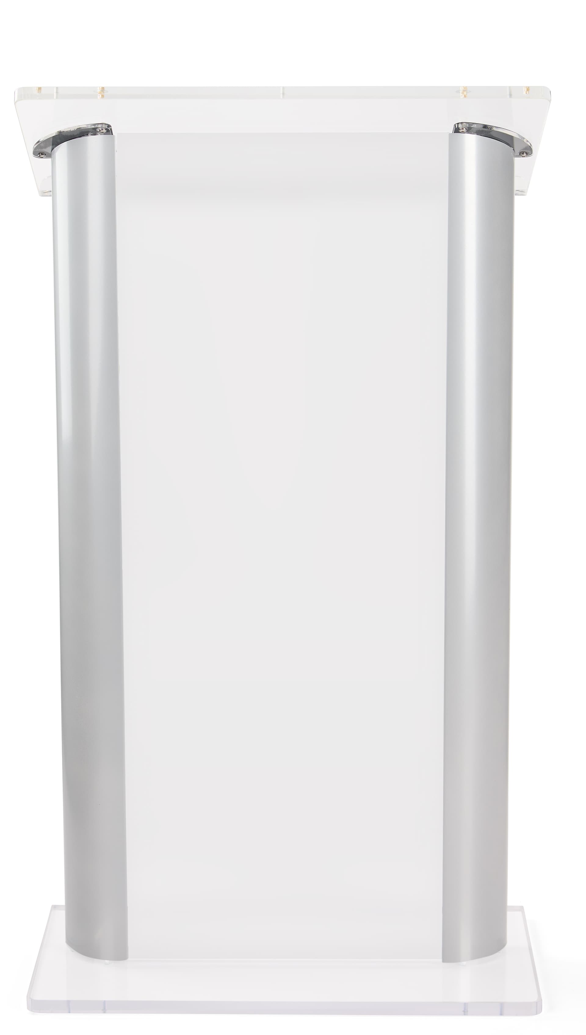 Recycled Plastic Lectern | Frosted Modesty Panel | Displays2Go