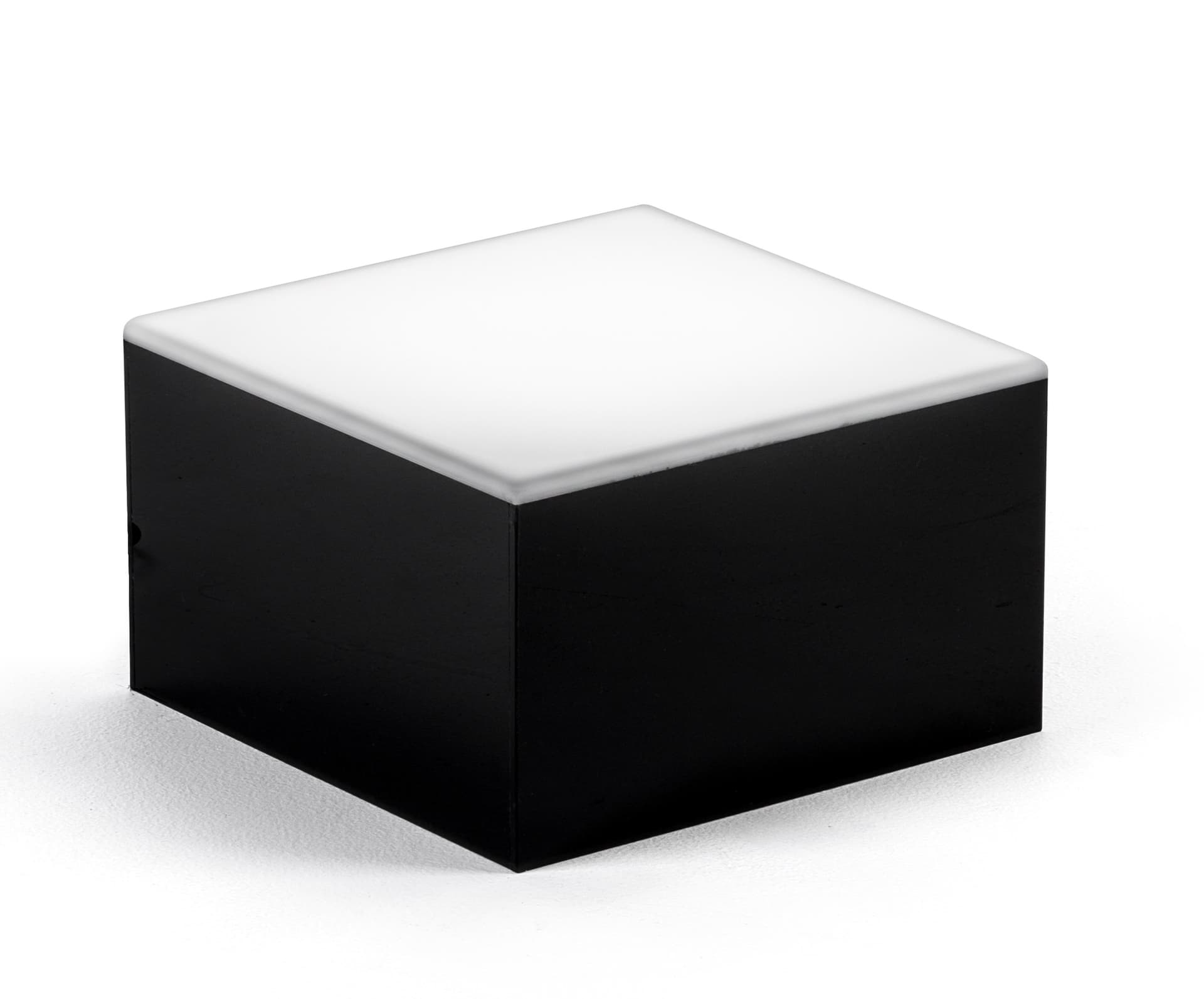 Cube LED Light Base Riser | 6.8”w x 6.8”d x 4” h Pedestal | Displays2Go