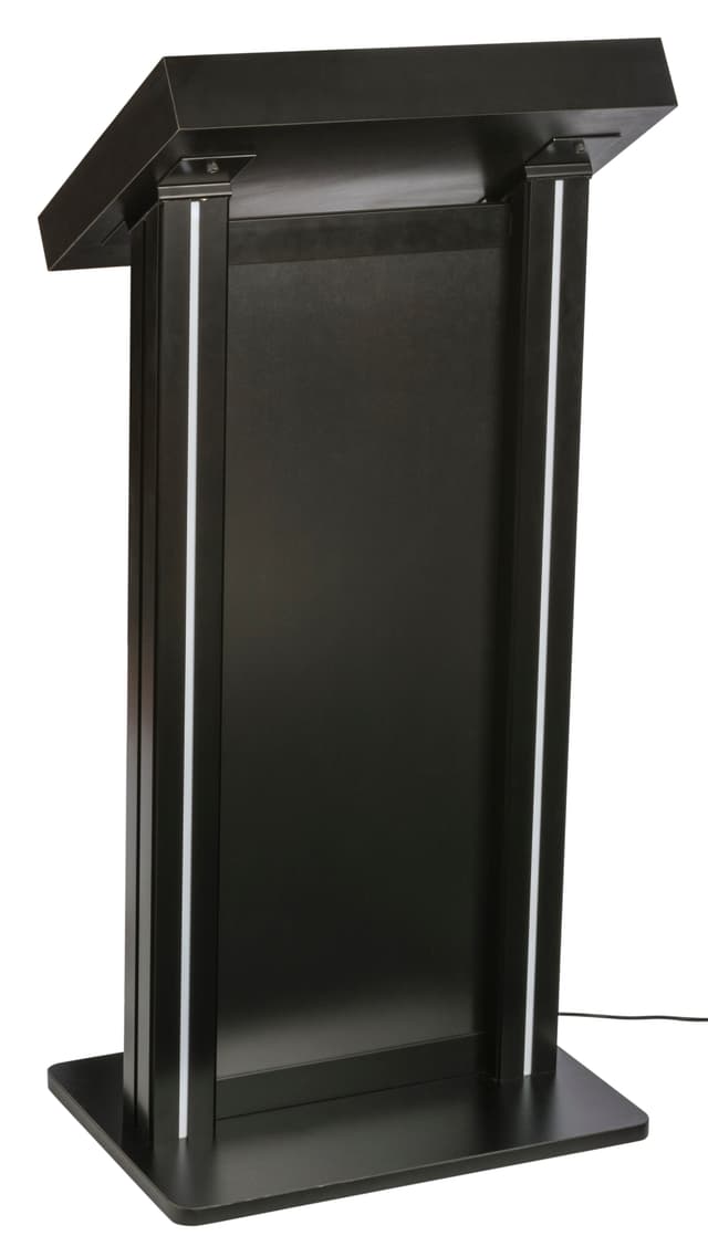 LED Lectern | Floor Standing Pulpit with Lighting | Displays2Go