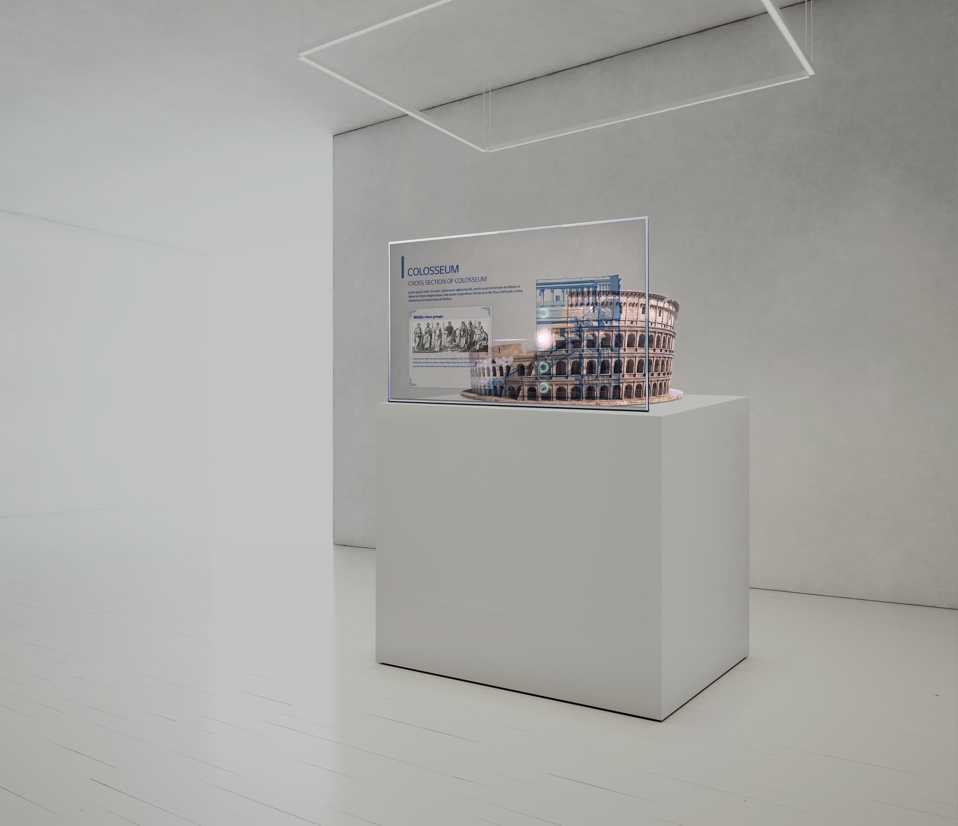 Transparent Signage LG Transparent OLED Signage | 55
