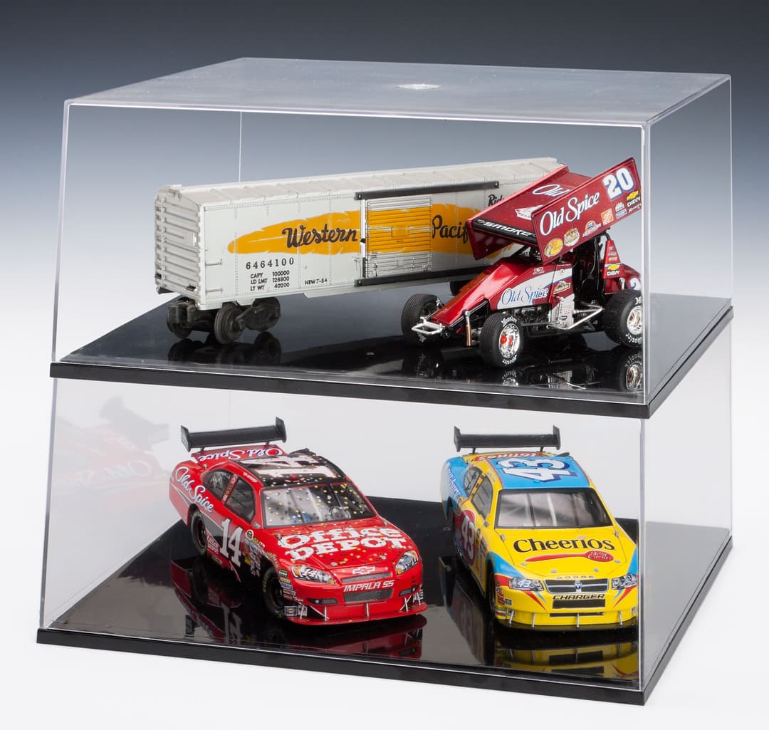 Car Display Case | Ideal for Diecast Model Planes or Tanks | Displays2Go