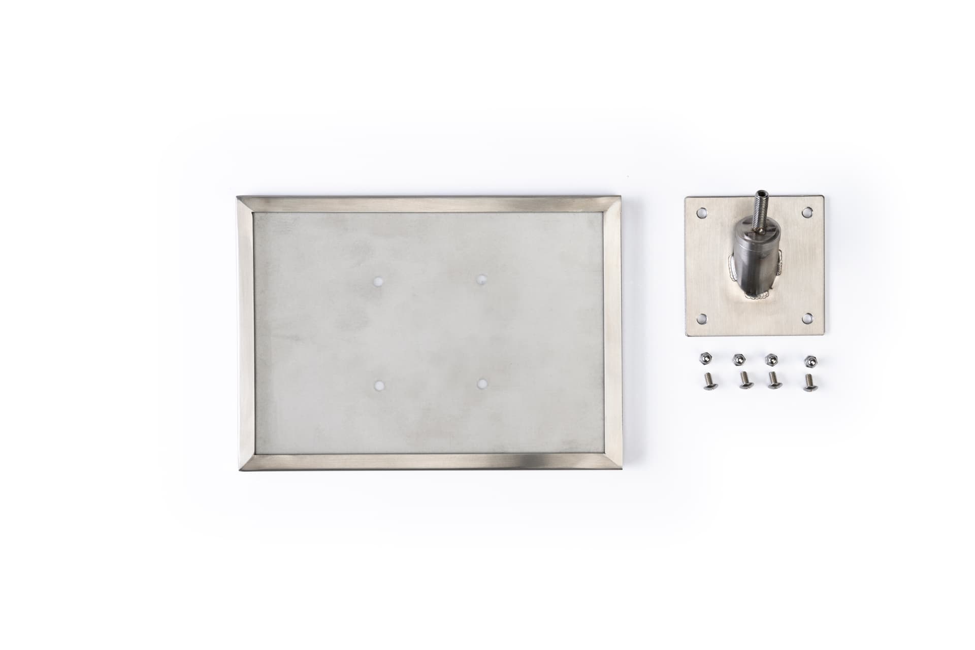 Museum Label Rails Museum Barrier Label Holder | 45-Degree 6 x 8.5 Silver Sign Frame ...