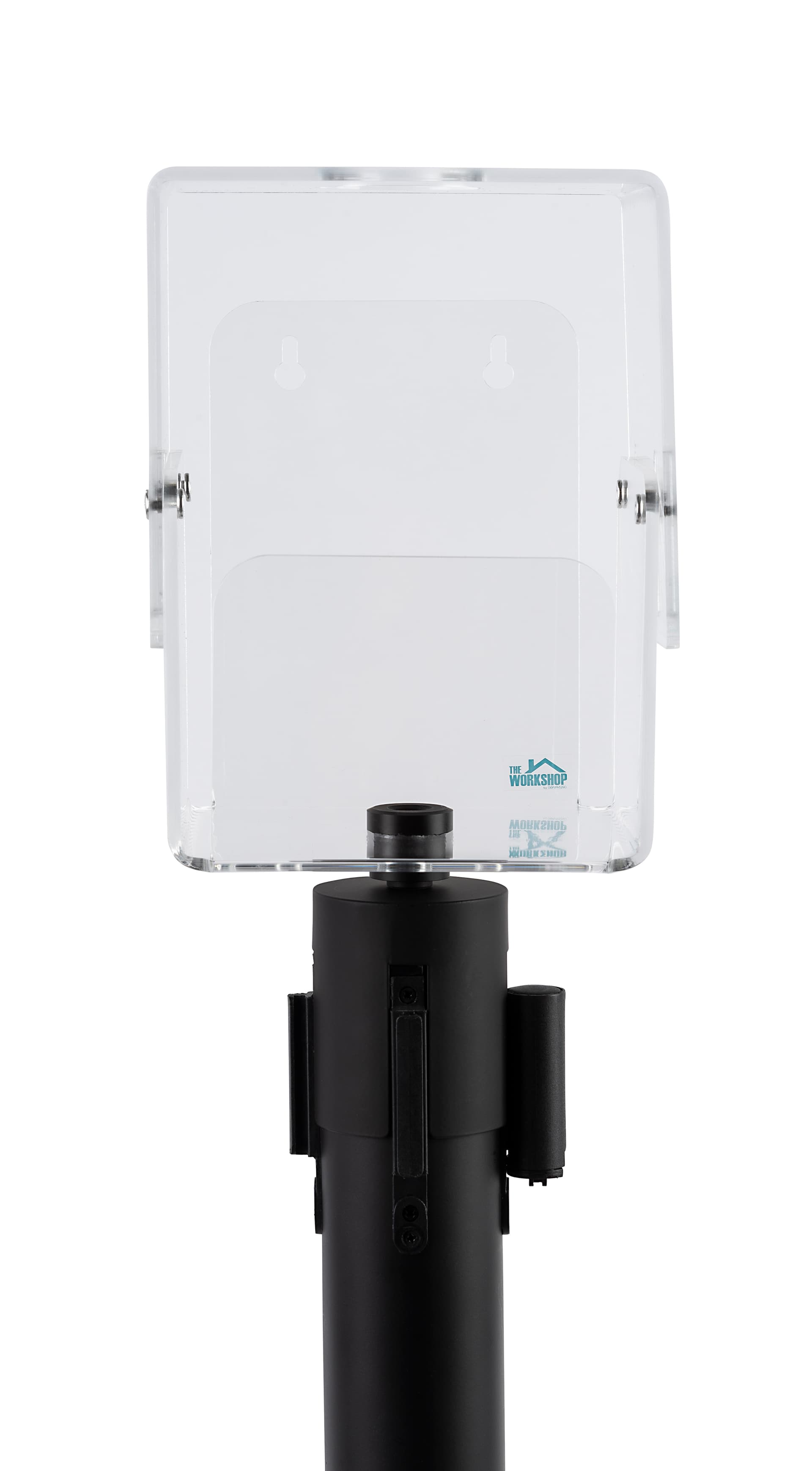 Stanchion Topper Sanitizing Wipe Holder | Adjustable Dispenser ...