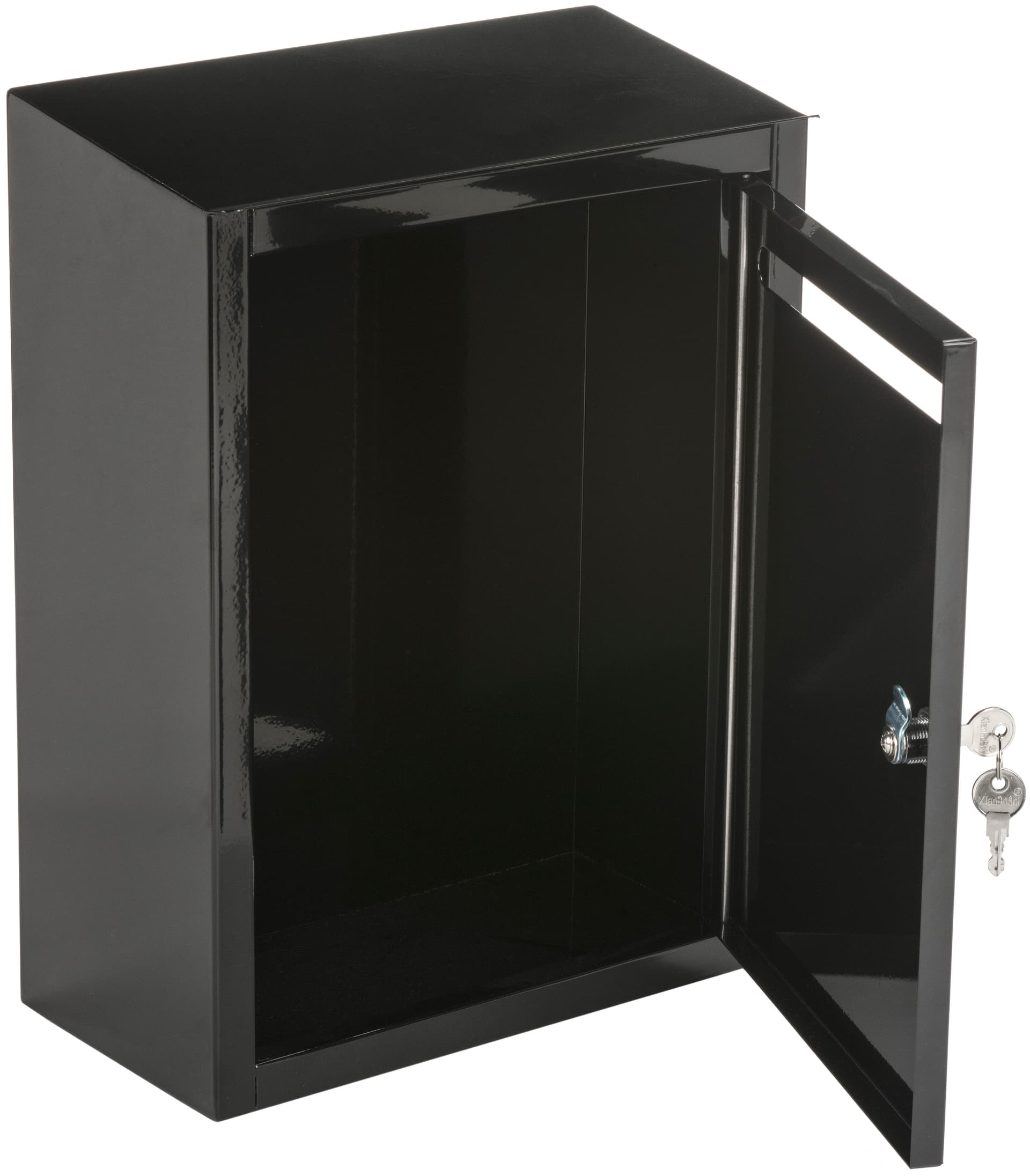 Lockbox Panel Black Suggestion Lockbox | Hinged Door | Displays2Go