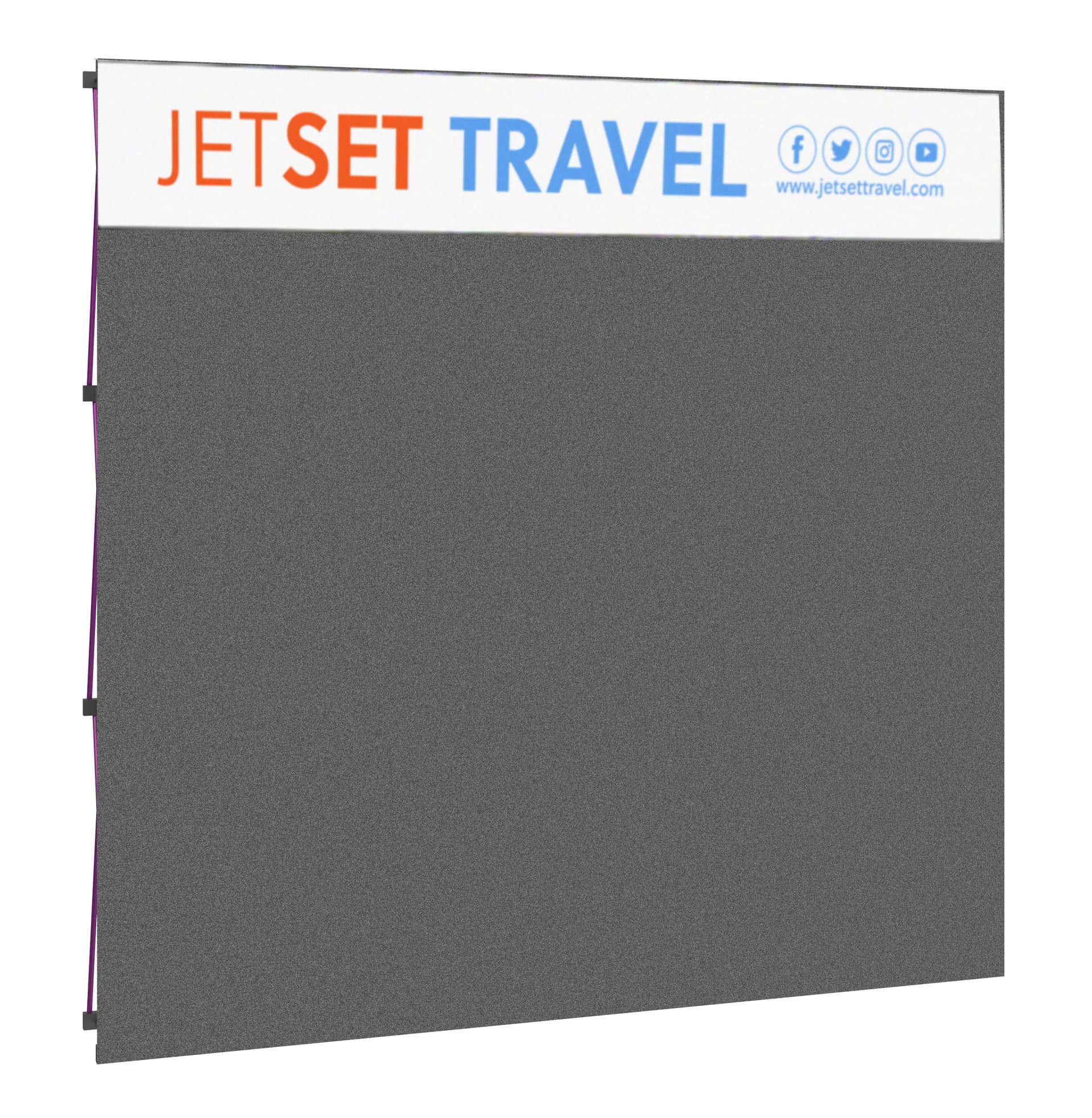 Product Display Header Sign Pop Up Trade Show Display | Color Printed Sign Included | Displays2Go