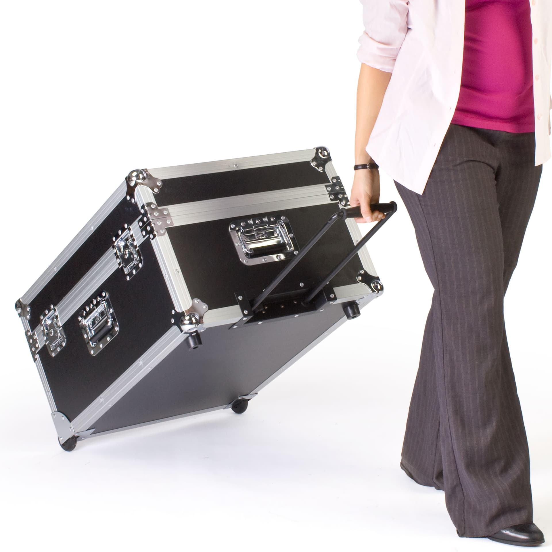 Road Case Razor Road Case | Retractable Handle & Foam-Lined Interior | Displays2Go