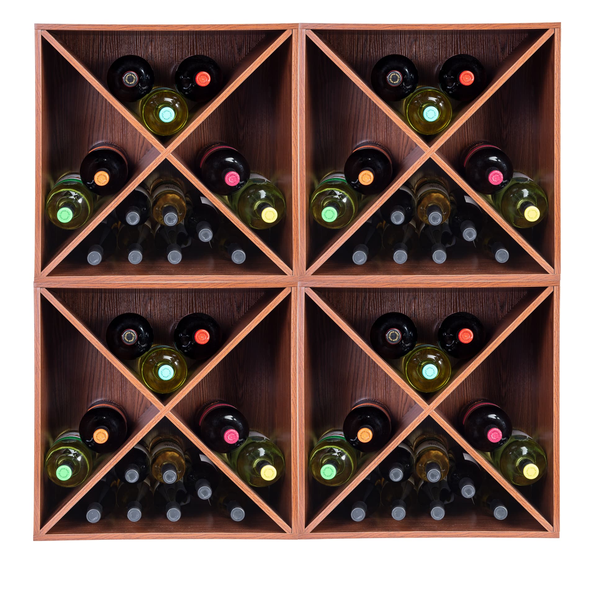 Wine Rack Storage Cube | Stackable Design | Displays2Go