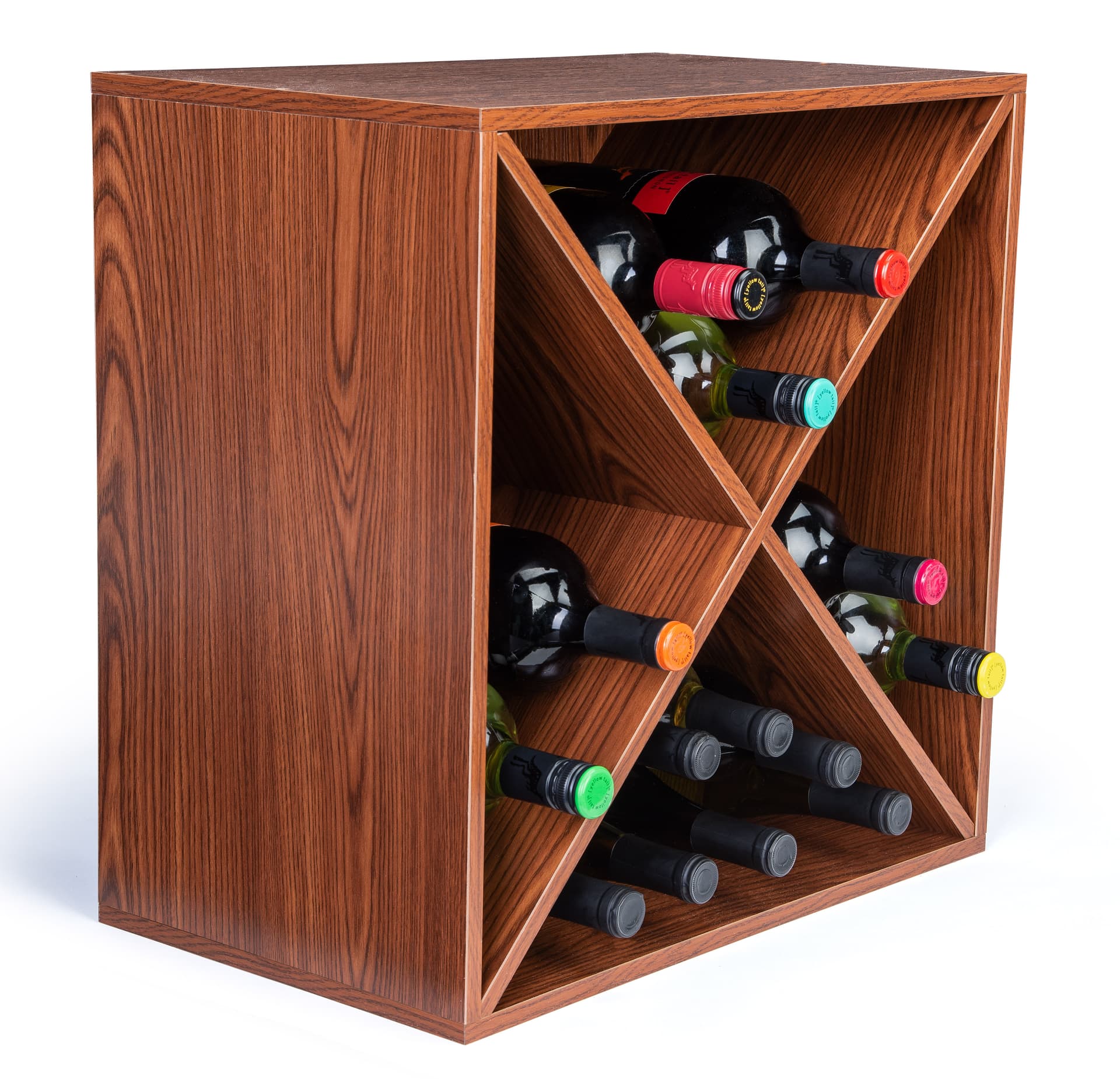 Wine Rack Storage Cube | Stackable Design | Displays2Go