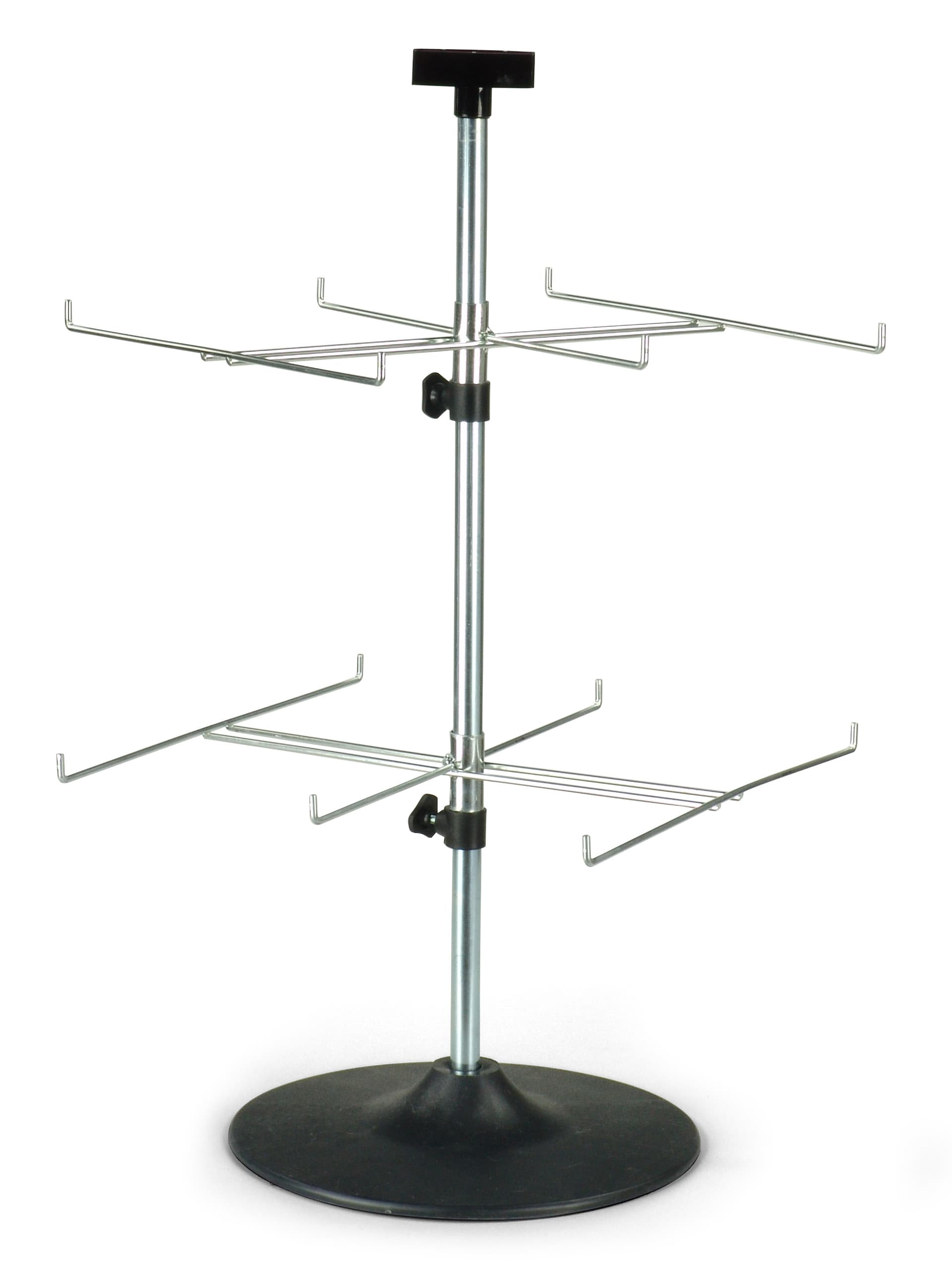 Benchtop Wire Racks Retail Wire Rack With Peg Hooks | Displays2Go