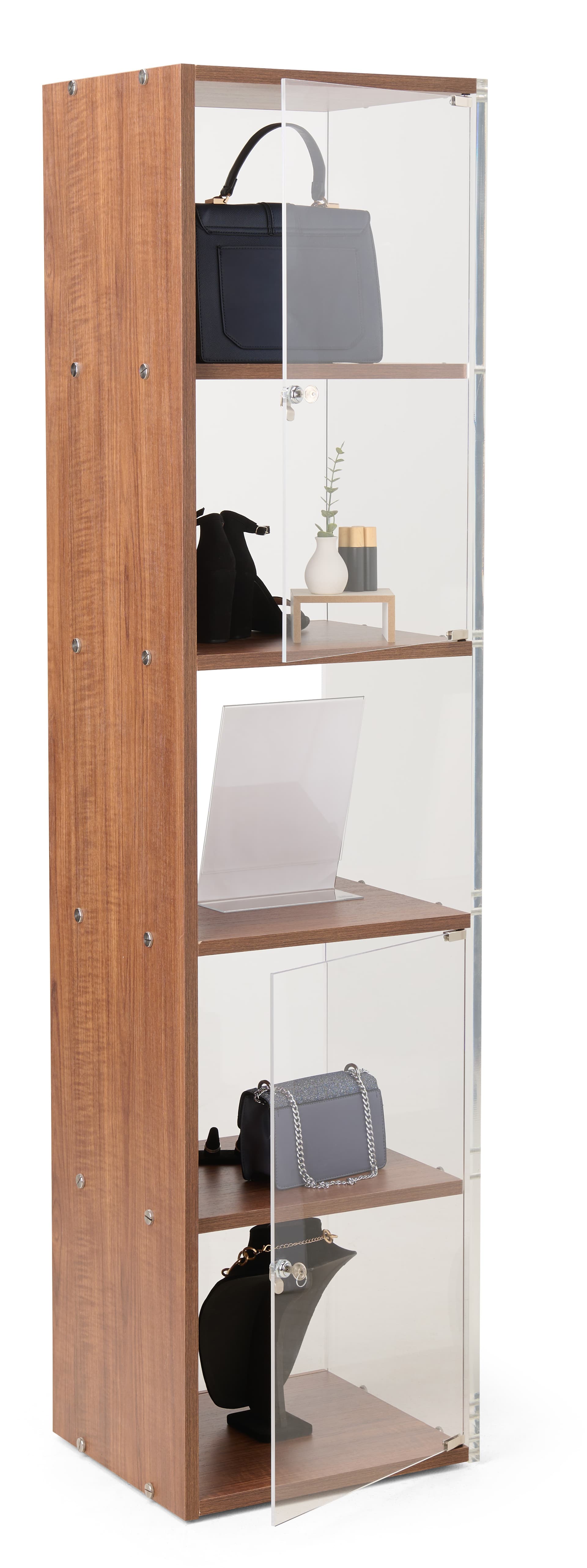 Narrow Display Rack Narrow Display Case | Five Shelves | Displays2Go
